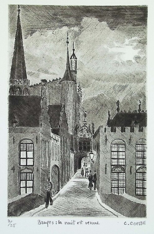 Bruges: la nuit est venue Camille Combe