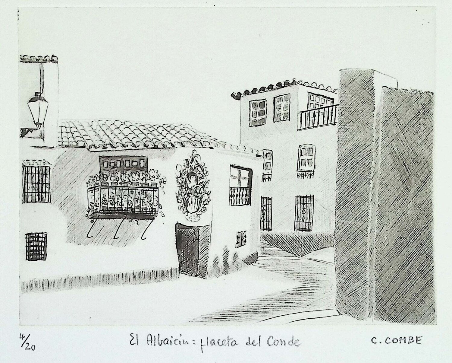 El Albaicin : Haceta Del Conde Camille Combe Druck zu verkaufen