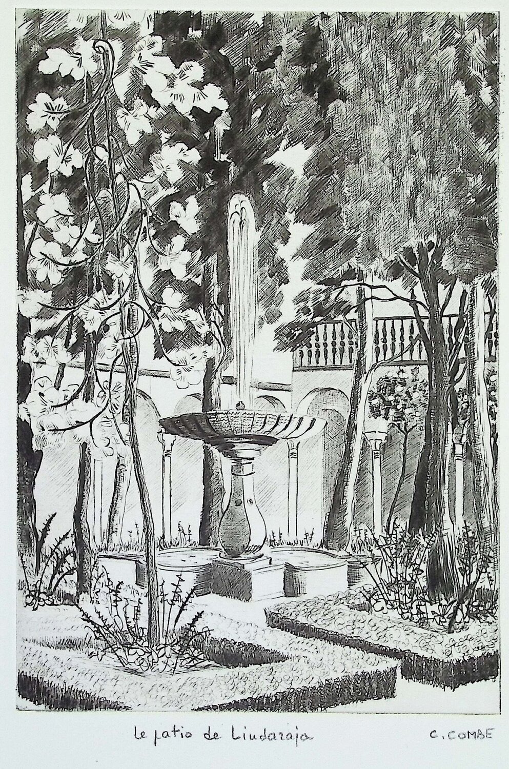 Grenade: La fiente de Lindaraja Camille Combe