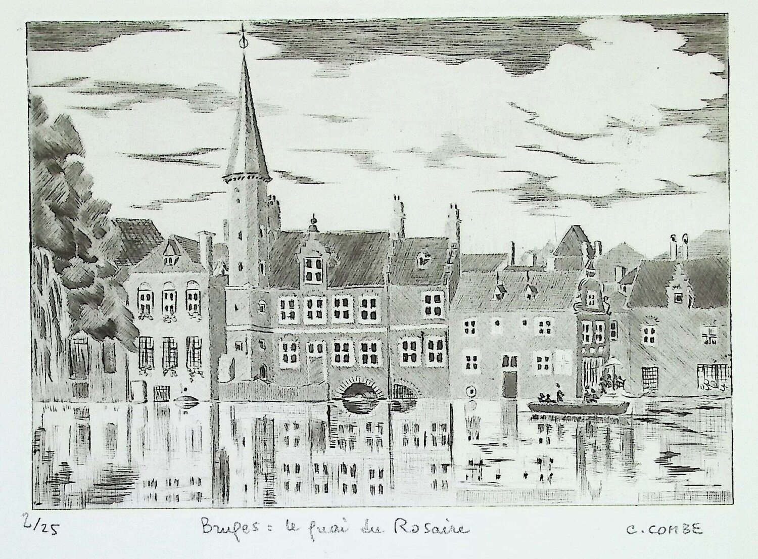 Bruges: Le quai du Rosaire Camille Combe