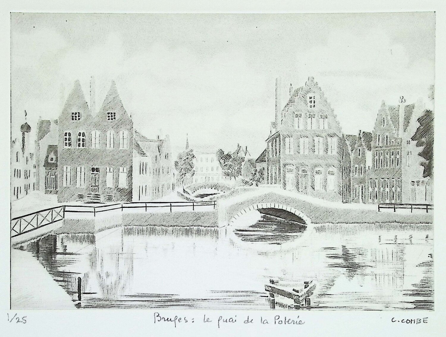 Bruges: Le quai de la Poterie Camille Combe