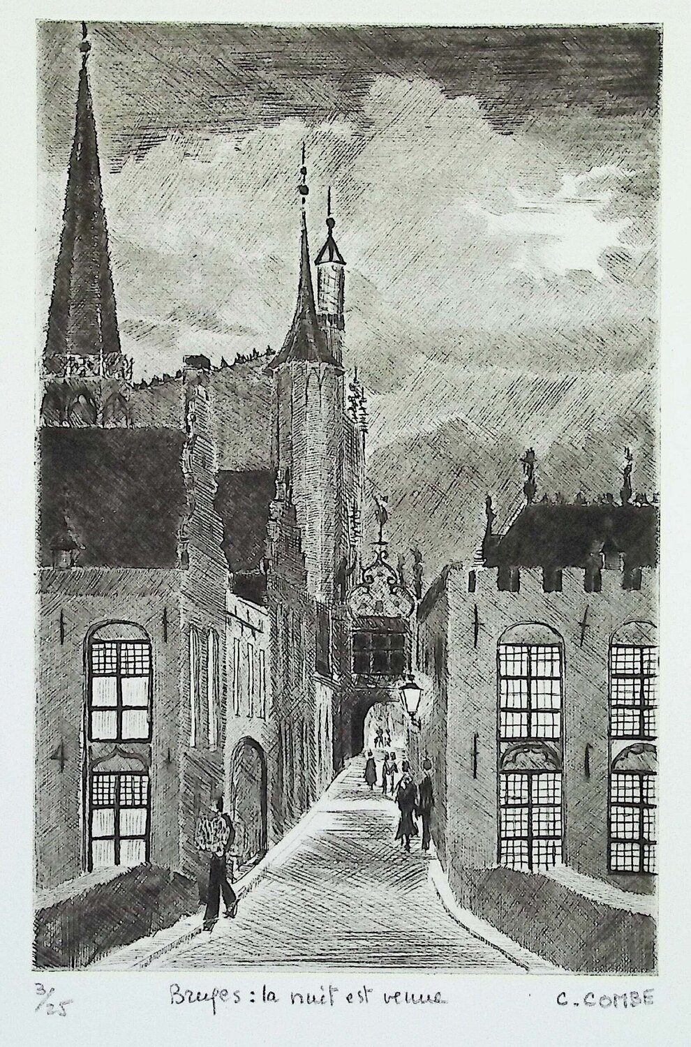 Bruges: la nuit est venue Camille Combe