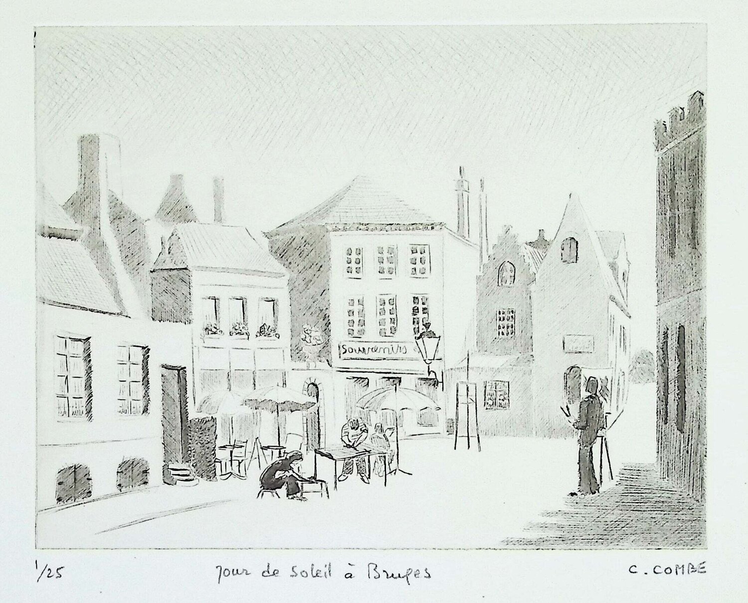 Jour de Soleil à Bruges Camille Combe