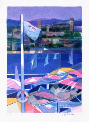 Côte d'Azur - Cannes von Camille Hilaire, Druck kaufen auf Singulart