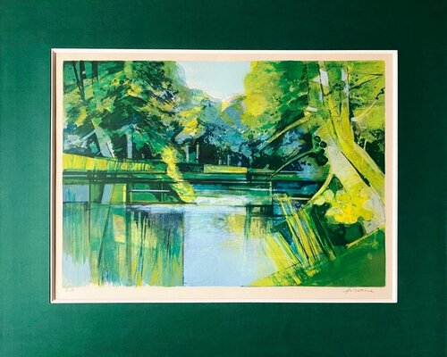 Bord de rivière von Camille Hilaire, Druck kaufen auf Singulart