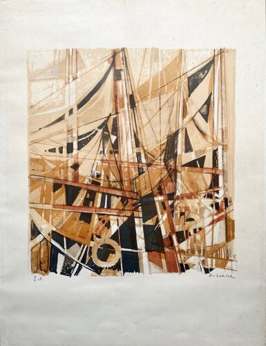 Les voiles von Camille Hilaire, Druck kaufen auf Singulart