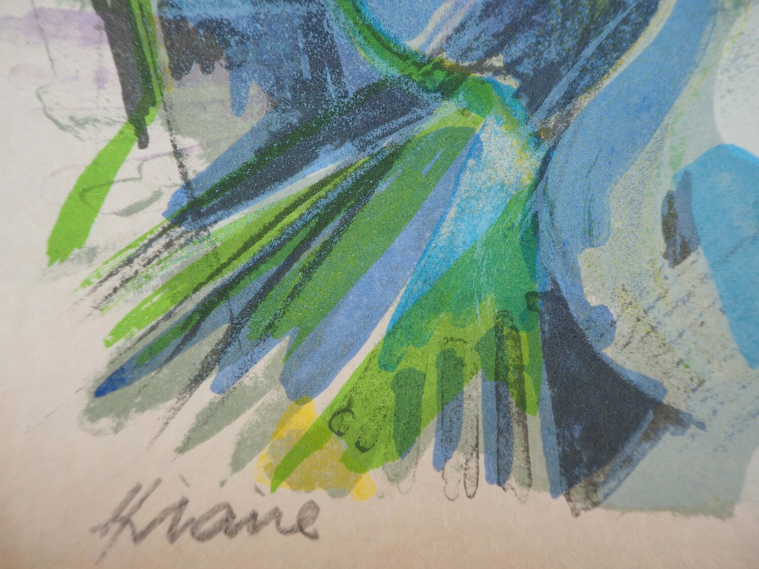 Torrent en forêt (La Largue) Camille Hilaire Druck zu verkaufen