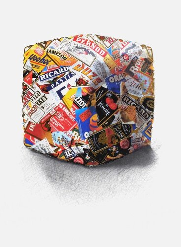 Compression d'étiquettes von Cesar Baldaccini, Druck kaufen auf Singulart