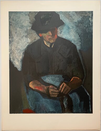 Femme au Tablier Bleu, 1930 by Charles Dufresne, Print for Sale on Singulart