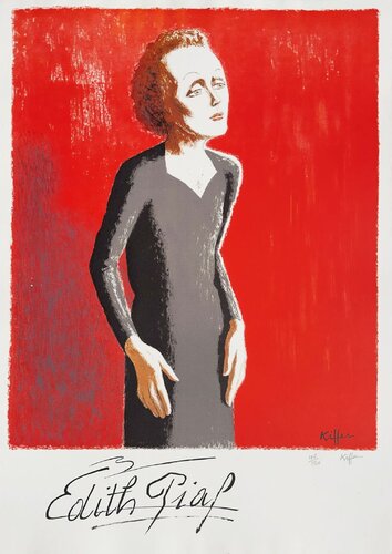 Edith Piaf von Charles Kiffer, Druck kaufen auf Singulart