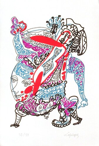 Portraits IV : Falstaff by Charles Lapicque, Print for Sale on Singulart