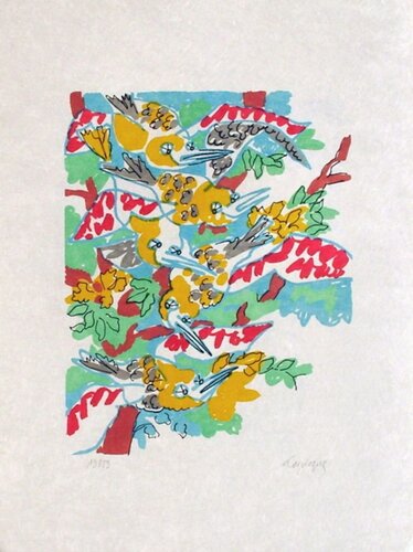 B - Le chant des oiseaux II by Charles Lapicque, Print for Sale on Singulart