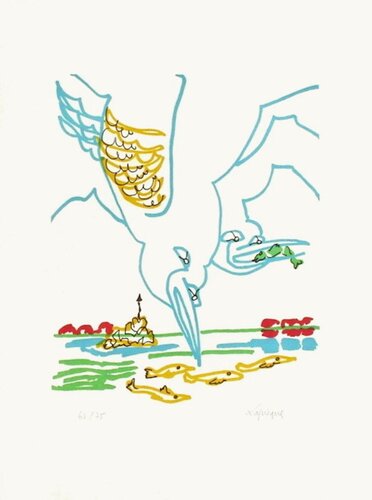 Bretagne - Les goélans by Charles Lapicque, Print for Sale on Singulart