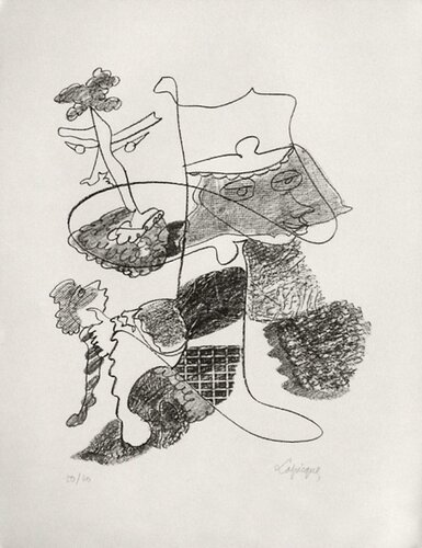 Portraits VIII : L'insensible van Charles Lapicque, Afdruk te koop op Singulart