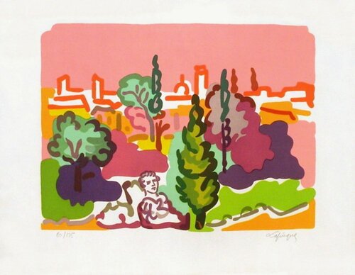 Italie Rome von Charles Lapicque, Druck kaufen auf Singulart