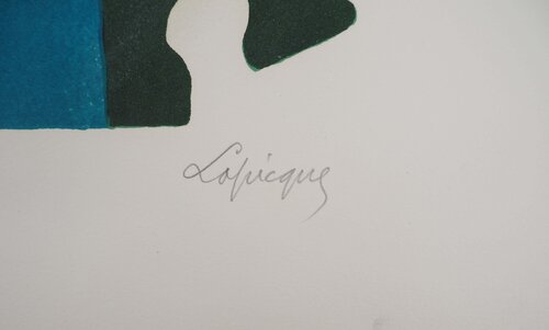 Le passage de la flamme olympiqu von Charles Lapicque, Druck kaufen auf Singulart