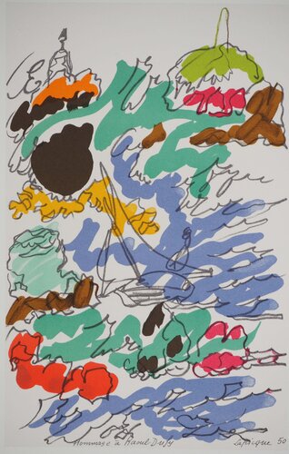 Vue de Marseille von Charles Lapicque, Druck kaufen auf Singulart