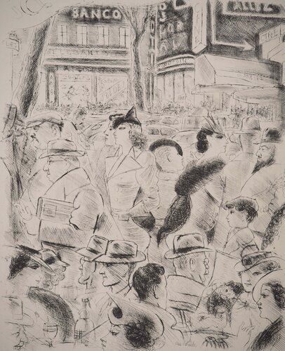 La gloire de Paris : Boulevard Haussman von Chas Laborde, Druck kaufen auf Singulart