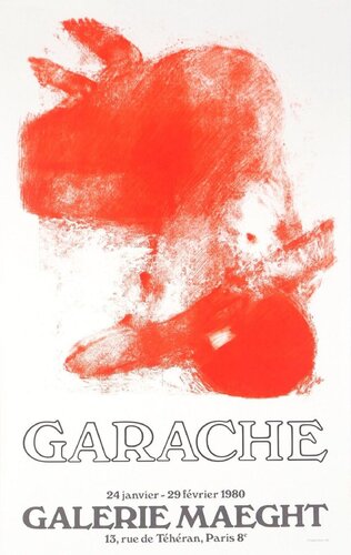 Expo 80 - Galerie Maeght by Claude Garache, Print for Sale on Singulart