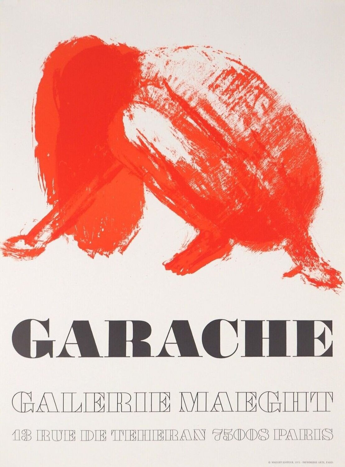 Expo 75 - Galerie Maeght Claude Garache Druck zu verkaufen