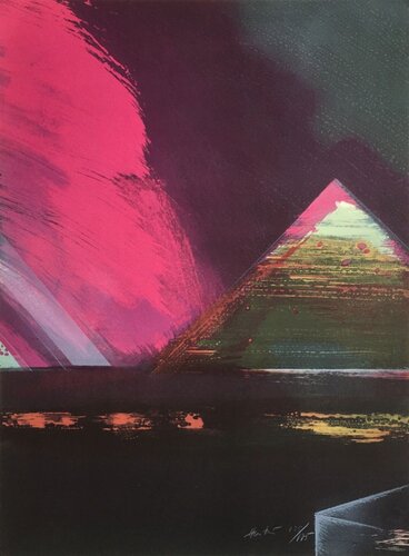 La pyramide by Claude Hastaire, Print for Sale on Singulart