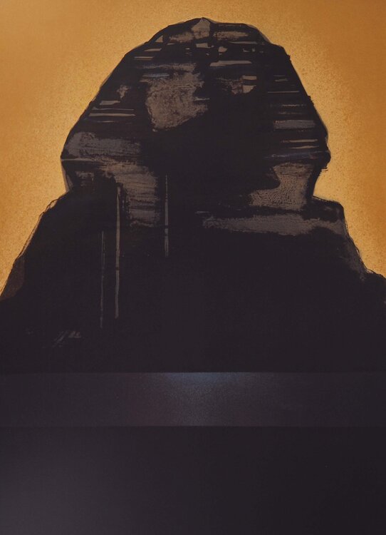 Egypte, Le Sphinx de Khéops (3ème état) Claude Hastaire