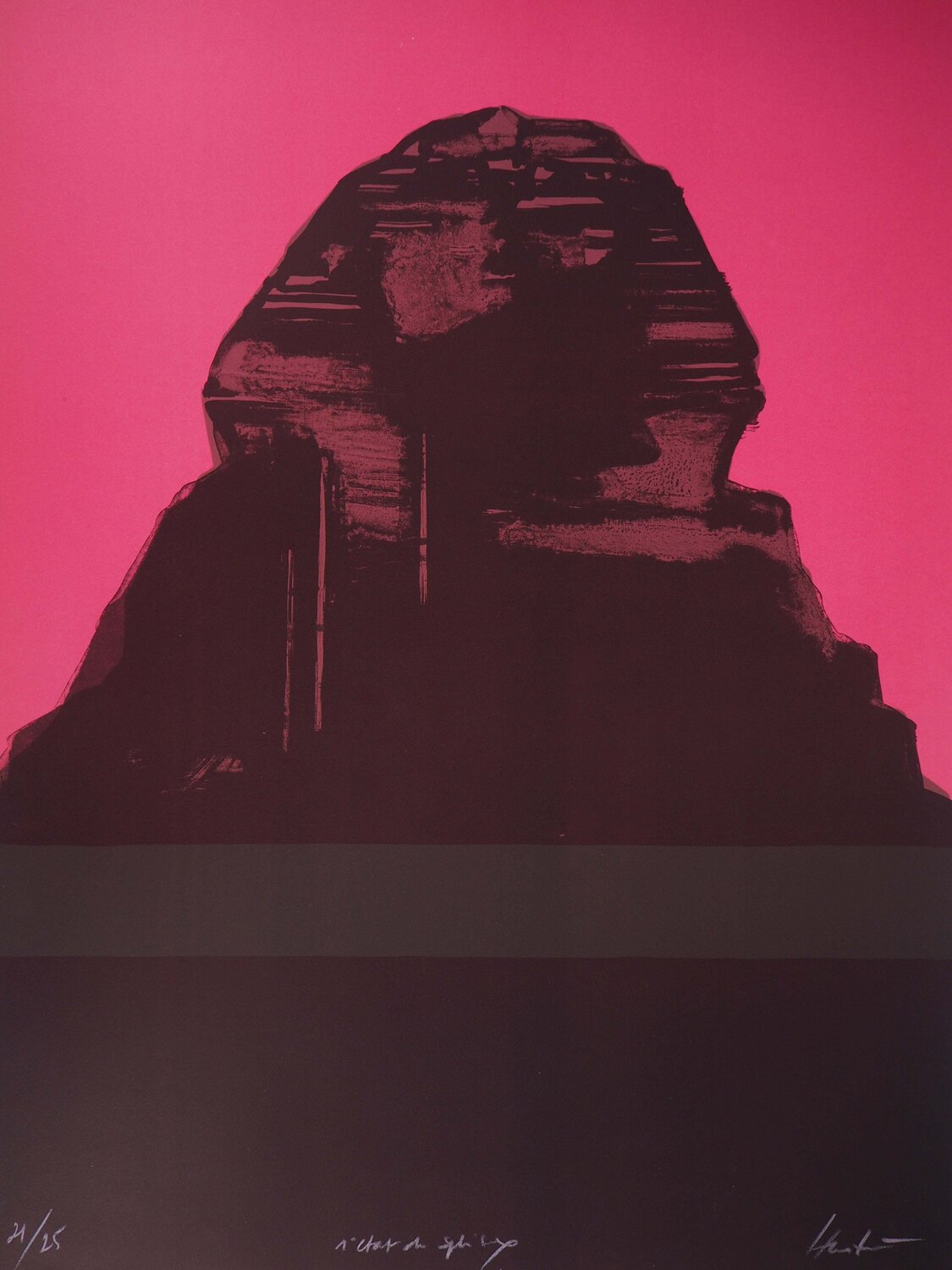 Egypte, Le Sphinx Kheops (1er état) Claude Hastaire