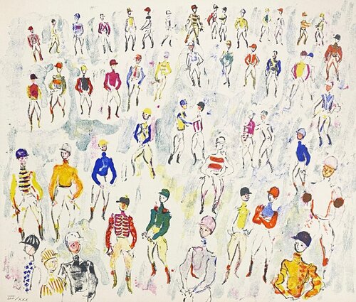 Jockeys von Constantin Terechkovitch, Druck kaufen auf Singulart