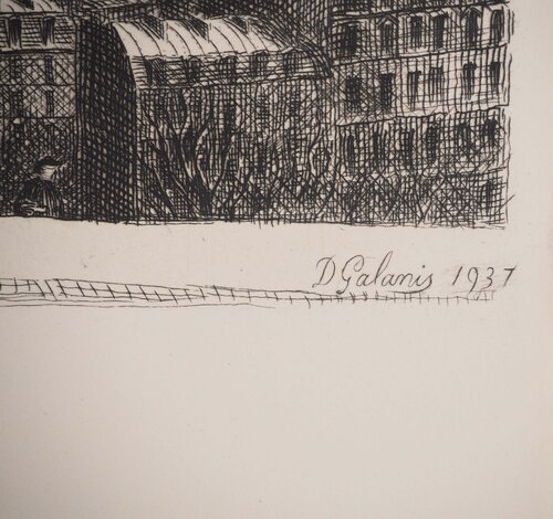 La gloire de Paris : Vue depuis le Sacré Cœur von Demetrios Galanis, Druck kaufen auf Singulart