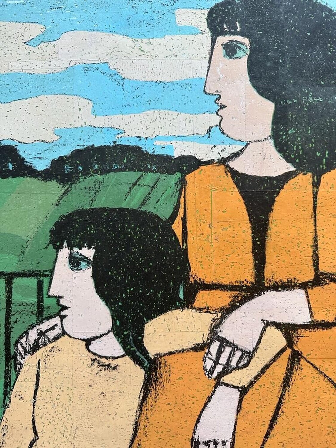 Accanto a te  Domenico Cantatore Stampa in vendita