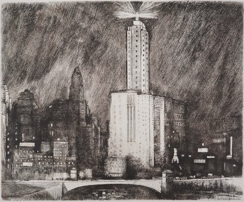 Chicago : the Wacker Drive, c by Donald-Shaw MacLaughlan, Print for Sale on Singulart