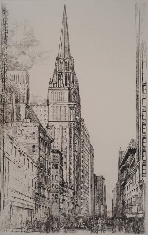 Rue animée à Chicago, c Donald-Shaw MacLaughlan