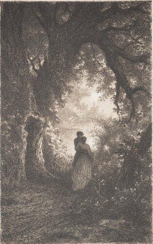 Silence et nuit des bois par Edmond Hedouin, Édition en vente sur Singulart