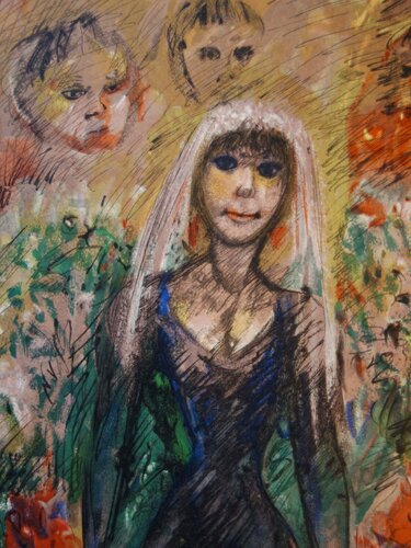 La mariée von Edouard Goerg, Druck kaufen auf Singulart