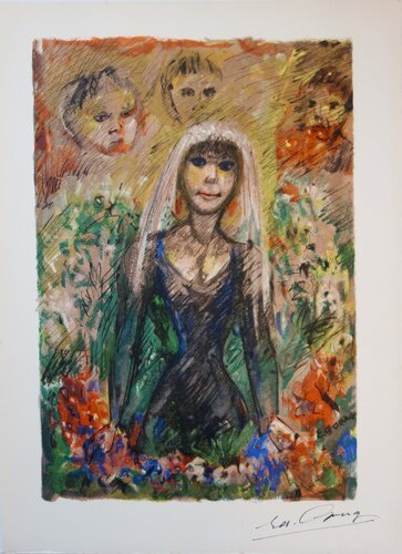 La mariée by Edouard Goerg, Print for Sale on Singulart