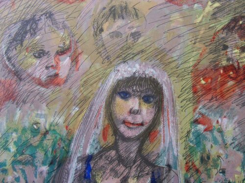 La mariée von Edouard Goerg, Druck kaufen auf Singulart