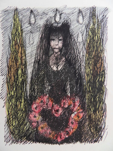 La veuve by Edouard Goerg, Print for Sale on Singulart