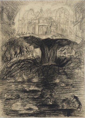 La Jérusalem Céleste van Edouard Goerg, Tekening te koop op Singulart