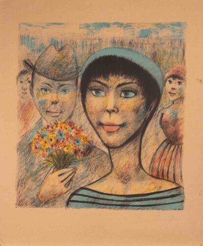  The Young Parisian Woman by Edouard Goerg, Print for Sale on Singulart
