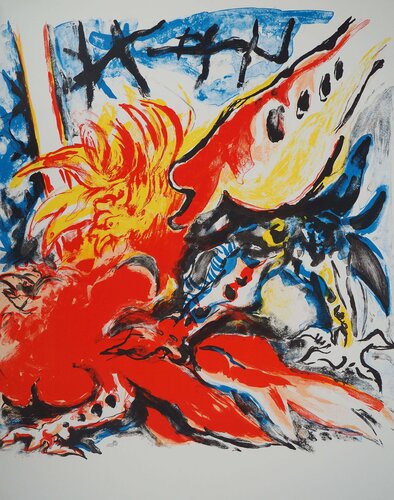 La fureur animale von Edouard Pignon, Druck kaufen auf Singulart