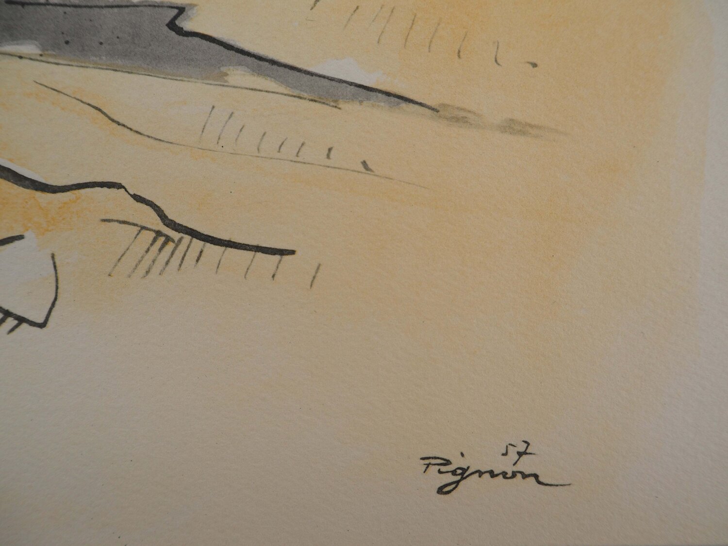 Provence, automne à Bandol Edouard Pignon Druck zu verkaufen