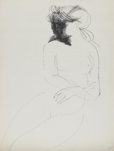 Seated Woman de Emilio Greco, Impresión a la venta en Singulart