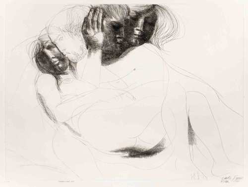 Composition of Love no.2 di Emilio Greco, Stampa in vendita su Singulart