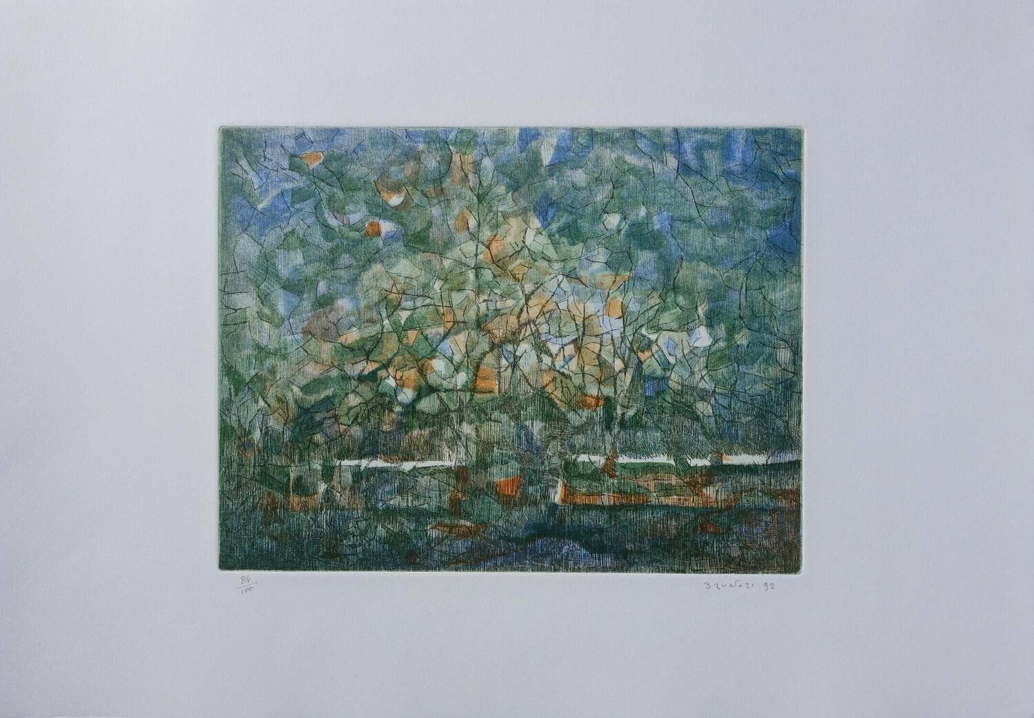 L'arbre Enzo Brunori Print for sale