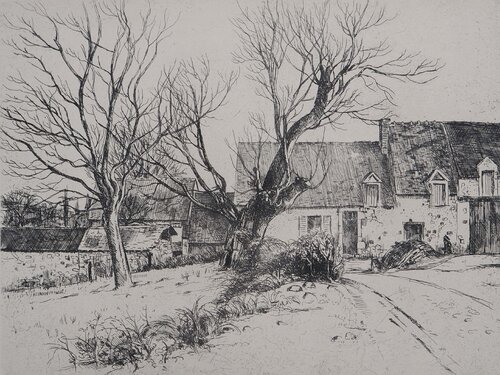 La ferme (La maison aux têtards) Eugene Corneau