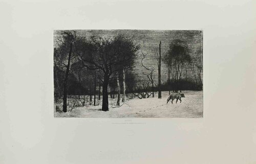 Hiver von Félix Bracquemond, Druck kaufen auf Singulart