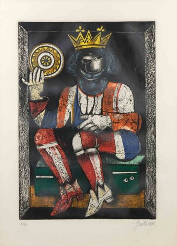 King of Coins von Franco Gentilini, Druck kaufen auf Singulart