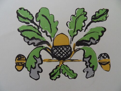 Chêne et gland François Desnoyer