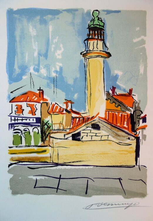 Bretagne, le phare François Desnoyer