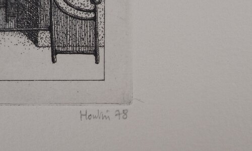 Passage sous un buisson, François Houtin